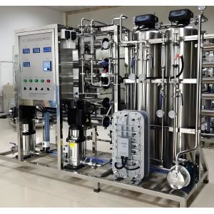 2 Stages RO EDI System With Siemens S7 PLC Control and UPVC / SS304 Fitting