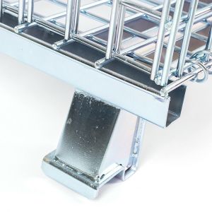 Buy cheap Foldable Hot Dip Galvanizing 2000kg Metal Pallet Containers from wholesalers