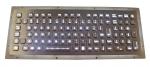 Buy cheap Rugged 102 Keys Panel Mount Keyboard / Laptop Industrial Keyboard In Metal from wholesalers