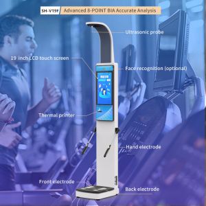 Buy cheap SH-V19F Height Weight Body Fat Measuring Scale Body Composition Analysis Machine from wholesalers