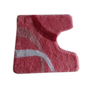 Buy cheap 2pcs Acrylic Bathroom Rug Sets 15mm Pile 1200gsm , Scarlet from wholesalers