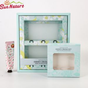 Custom Hand Cream Paper Box Skincare Packaging Boxes With Window
