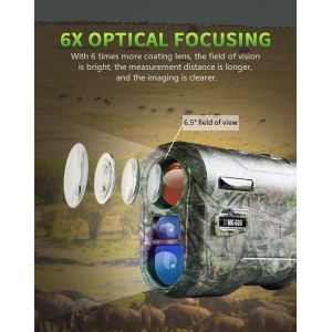 Camouflage 6X Digital Golf Rangefinder For Hunting Telescope Ranging