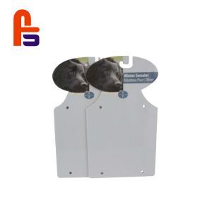 Buy cheap CMYK Printing  Eco Friendly Pets Clothes  Custom Cardboard Hangers from wholesalers