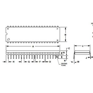 Buy cheap Integrated Circuit Chip Microcontrollers  MC68HC705C9ACB  MOTOROLA DIP42 from wholesalers