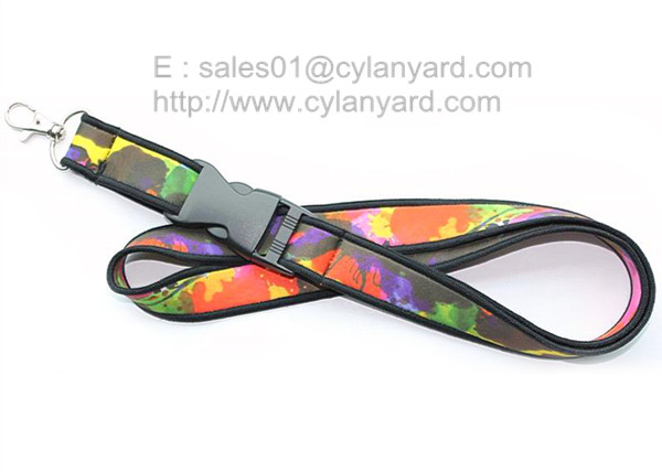 Buy cheap Dye sublimation neoprene neck strap with overlock edge from wholesalers