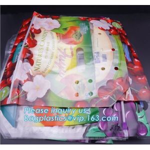 Buy cheap Vented Grape Pouch Bags, Vented Perforated Pepper Zipper Bags, Vented Apple Slider Bags, Air Hole Oranges Bags from wholesalers