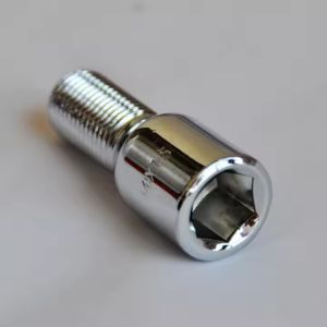 Chrome Locking Lug Nut Socket Security Lug Nuts OEM 24mm Shank Diameter