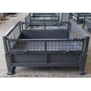 Buy cheap 1.5T Load Collapsible Wire Pallet Cages Pallet Container Customized from wholesalers