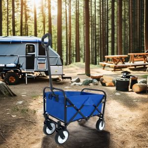 Buy cheap Customized Foldable Wagon Cart Steel Folding Wagon With Practical Hand from wholesalers