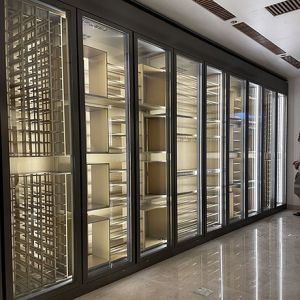 Buy cheap Customized Stainless Steel Metal Wine Cabinet Vertical Wine Holder from wholesalers