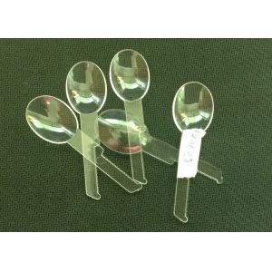 Buy cheap 59 mm small sawtooth spoon for old yogurt, jelly ice cream using in clear color from wholesalers