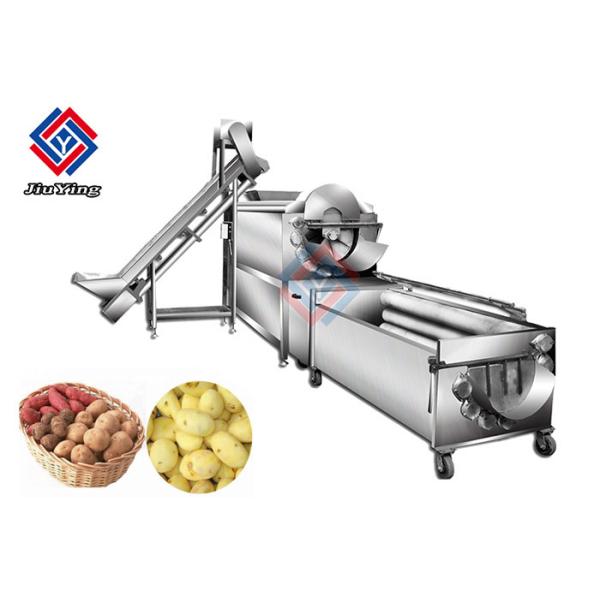 Buy cheap Electric Brush Type Potato Production Line For Peeling , Washing And Cutting from wholesalers