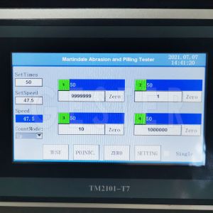 Buy cheap ASTM Touch Screen Control Footwear Martindale Abrasion Tester from wholesalers