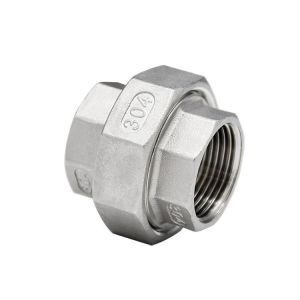 Stainless Steel Threaded Sanitary Pipe Fittings Union Elbow featuring Connection