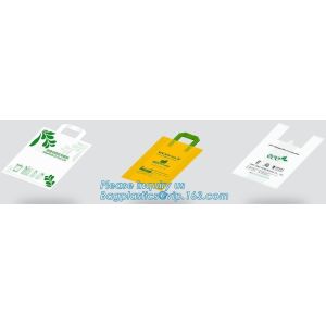 Buy cheap 100% Biodegradable Compostable shopping bags, 100% biodegradable compostable checkout bags with custom printing from wholesalers