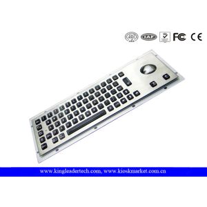 Silver Grey Illuminated Metal Keyboard Dust-Proof With 65 LED Individually-Lit