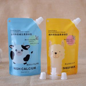 Buy cheap Refillable Custom 150C Printed Spout Bag For Moisure Cream from wholesalers