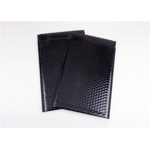Buy cheap Durable Black Metallic Bubble Mailers Biodegradable Waterproof For Shipping from wholesalers