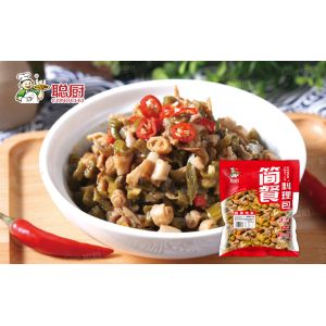 Buy cheap ISO Vacuum Sealing Prepared Meals Frozen Spicy And Sour Chicken Giblets 170G from wholesalers