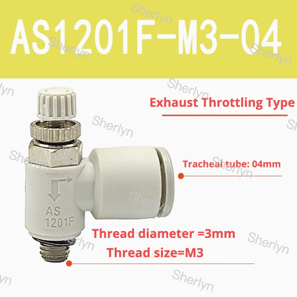 Buy cheap SMC Pneumatic Speed Regulating Throttle Valve AS1201F-M5-06 from wholesalers