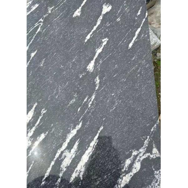 Black Granite Stone Slabs Snow Grey Slab Tile Polished Sawn Flamed Corrosion
