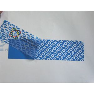 Buy cheap High - Residue Self Adhesive Security Labels Reveal Hidden Message from wholesalers
