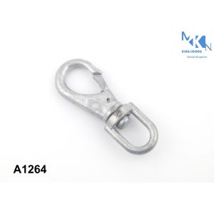 Buy cheap Die Casting Bag Snap Hook Matt Silver Plating Color Customized Size from wholesalers