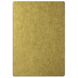 China Stainless Steel Matt Vibration Finish In Brass / Black / Champagne Colour on sale