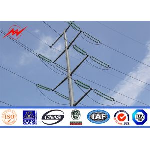 Buy cheap 12m 1000dan Bitumen Electrical Power Pole for Transmission Line from wholesalers