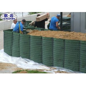 Buy cheap Heavy Duty Galfan Coated Hesco Barrier For Military Defensive Barrier from wholesalers