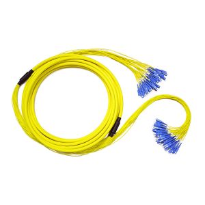 Buy cheap 32 Fiber Break Out SC To SC Fanout Patch Cable Pre Terminated 55dB Return Loss from wholesalers