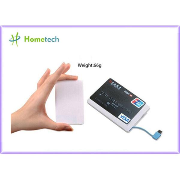 Quality Energy saving Lipstick Power Bank credit card 2600mAh Universal for sale