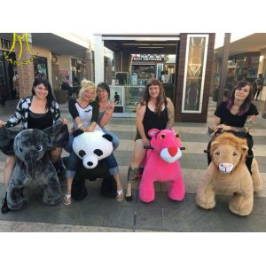 Buy cheap Hansel  Christmas children electric battery operated ride on plush animals riding from wholesalers