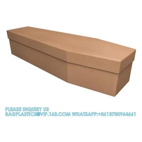 Buy cheap Assembled Biodegradable Cremation Cardboard Coffins Prices Manufacturer Cardboard Coffins from wholesalers