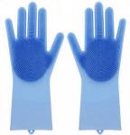Buy cheap Heat Resistant Silicone Cleaning Gloves Custom Magic Silicone Dishwashing Gloves from wholesalers