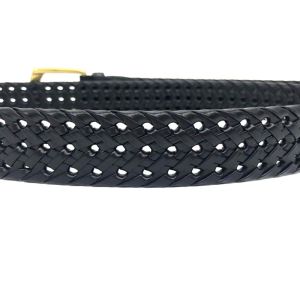 Buy cheap 3.5cm Wide Mens Braided Leather Belt Customized Logo from wholesalers