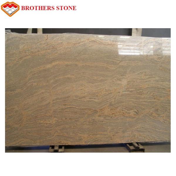 Quality Alkali Resistance Polished Granite Stone , China Juparana Granite Slabs 2400x700mm for sale