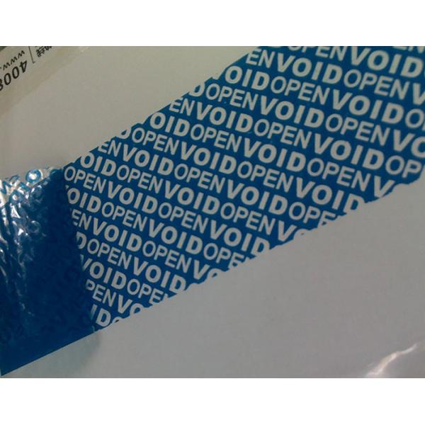 Buy cheap Tamper Evident Tape Void Warranty Security Packaging Tape Custom Printed from wholesalers