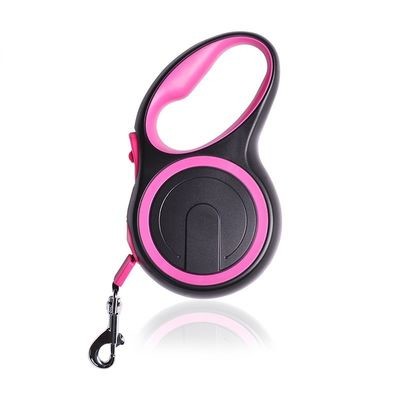 Quality Pink 10m Retractable Dog Lead Heavy Duty Extendable Dog Leash for sale