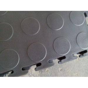 PVC studed visible joint interlocking floor tiles 500