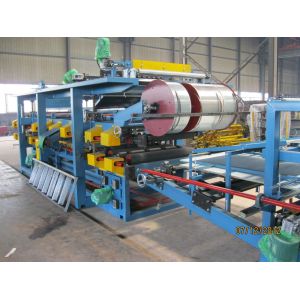 1250mm Width Simple Sandwich Panel Machinery 28Kw 380V / 3P / 50HZ
