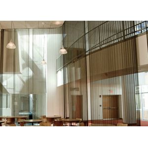 Buy cheap Versatility Wire Mesh Drapery , Aluminum Alloy Mesh Shower Curtain With Good Ventilation from wholesalers