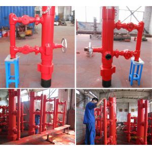 Casing Rotating Cement Head 10000 psi Double Plug / Single Plug