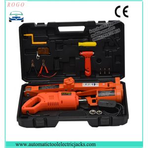 Buy cheap portable 3 tons electric lifting jack for both sedan and suve with 12-45cm lifting height from wholesalers