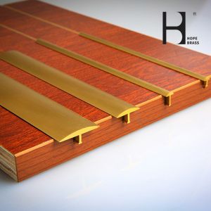 Buy cheap 3meter Length Brass T Profile , Rust Resistant Brass T Trim from wholesalers
