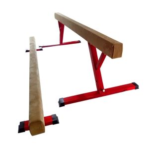 Buy cheap Red Home Balance Beam , Gymnastics Practice Beam 400CM Length Dimension from wholesalers