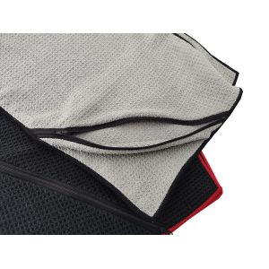 Buy cheap Microfiber Waffle 100x40cm Absorbent Sports Towel  With Zipper Pocket  Multifunctional from wholesalers