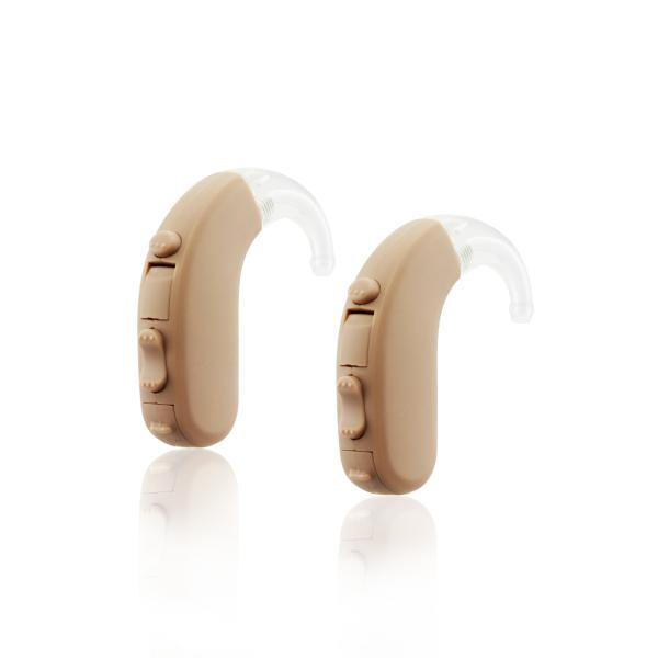 Retone BTE Hearing Aids For Severe Hearing Loss Beige Rechargeable Ultra Ear BTE