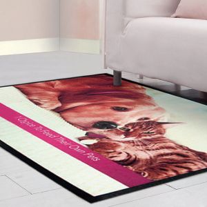 Buy cheap 1.8MM Promotion Gifts Polyester Custom Logo Mats 400x600MM from wholesalers